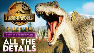 SPINORAPTOR IS BACK! Full Details On The SECRET SPECIES Pack For Jurassic World Evolution 2