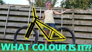 First Time Spray Painting My Jump Bike With Rattle Cans | DIY Hardtail MTB Paint Job