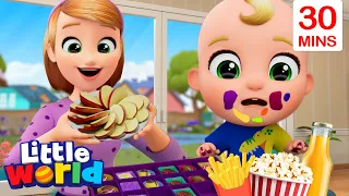 Fruits Are Good For You + More Healthy Habits Song With Nina And Nico | Little World Nursery Rhymes