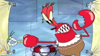 The Krusty Bucket-Mr Krabs And Plankton Fight (No Music)