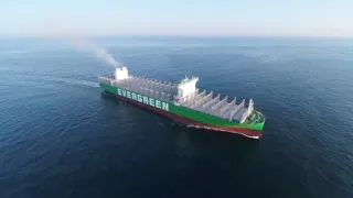 China-made world's largest container ship delivered