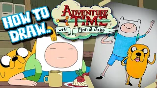 How to draw Finn and Jake from Adventure Time