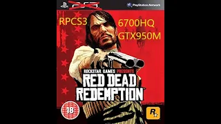 RPCS3 version 10133 Red Dead Redemption on 6700HQ, GTX950M