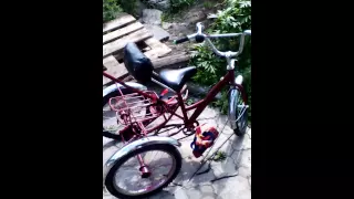 трёхколёсный велосипед для ребёнка инвалида