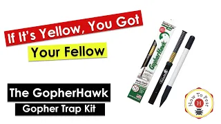 If It's Yellow, You Got Your Fellow - Gopher Trapping with The GopherHawk Gopher and Mole Trap.