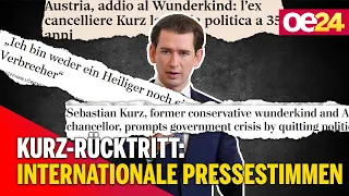 Kurz-Rücktritt: Internationale Pressestimmen