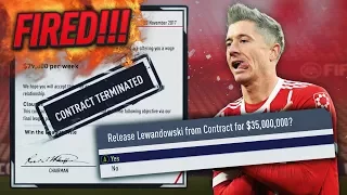 HOW FAST CAN YOU GET FIRED IN CAREER MODE!?! FIFA 18 (BAYERN MUNICH)