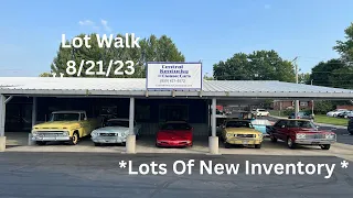 Central Kentucky Classic Cars Lot Walk 8/21/23 *Lots Of New Inventory*