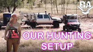 BOARING AUSTRALIA Old SETUP - PIG HUNTING GEAR, BUGGY AND TOY HAULER