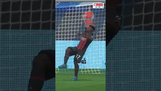 Amazing Rafael Leao Bicycle Kick vs Napoli #shorts #fifa #amazing