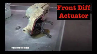 Toyota front differential ADD actuator replacement