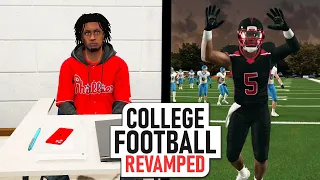 High School Prospect To College Star | College Football Revamped EP.1