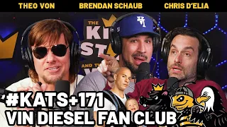 Vin Diesel Fan Club | King & the Sting & the Wing w/ Theo Von, Brendan Schaub & Chris D'Elia #171