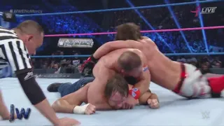 John Cena vs AJ Styles vs Dean Ambrose  Highlights No Mercy 2016