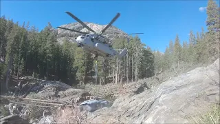 Rescue of downed Navy Seahawk by Marine King Stallion