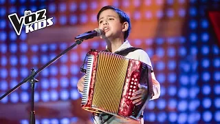 Juanjo canta Relicario de besos - Audiciones a ciegas | La Voz Kids Colombia 2018