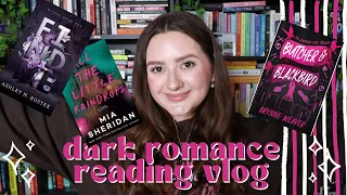 i read dark romance books for a week | replacing extreme horror, cooking & a 5 star reading vlog