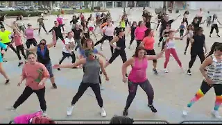 Noa kirel Itay Galo paamon.zumba with Ayelet Naor נועה קירל פעמון ריקוד