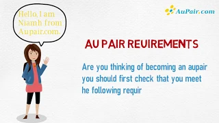 Requirements for being an Au Pair