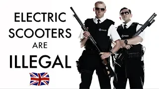 Are ELECTRIC SCOOTERS LEGAL in the UK? 🇬🇧 (LAW EXPLAINED)