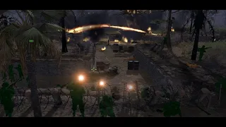 Army Men Of WarFare, Season 4.Part 28, Call Of Duty WAW part 3, Burn em out! Protect The Airfield!