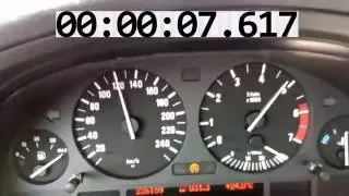 BMW e39 540i manual 0-200km/h