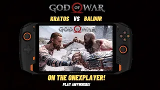 GOD OF WAR PS5 REMOTE PLAY ON THE ONEXPLAYER! 60fps