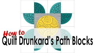 How to Quilt Drunkard's Path Blocks with On Williams Street