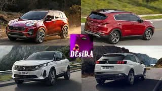 2021 Kia Sportage vs 2021 Peugeot 3008 (technical comparison) #KiaSportage #Peugeot3008