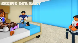 SEEING Our BABY For The First Time Roblox Brookhaven Rp