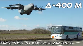 4K  A-400 M  Spectacular Landing & Take Off ,CT01 First public visit at Koksijde Air Base 19/03/2021