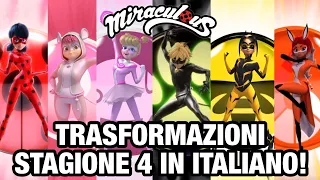 Miraculous Ladybug Stagione 4 Trasformazioni in Italiano!