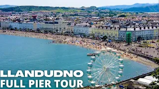 LLANDUDNO Wales | Seaside Tour from Llandudno Beach to end of the Pier