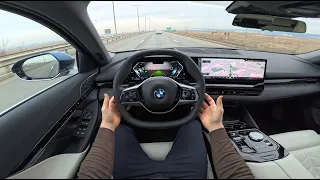 2024 BMW 5 Series Test Drive POV