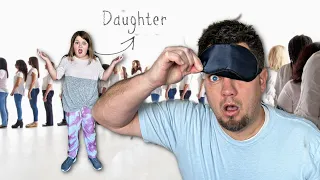 DAD tries to find His DAUGHTER Blindfolded!