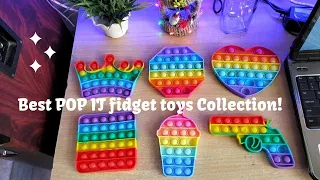 POP IT fidget toys Collection Unboxing  & Reviewing  FIDGET TOYS - POP IT FIDGET, SIMPL DIMPL!!!