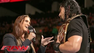 Roman Reigns doesn't back down to the McMahon family: Raw, January 4, 2016
