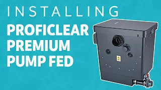 Installing an Oase ProfiClear Premium Pump Fed Drum Filter