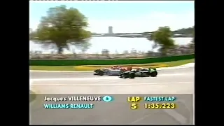 1996 F1 Australian GP - Ricardo Rosset spun into Pedro Lamy