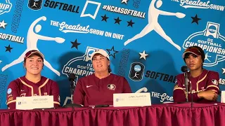 FSU Softball | Lonni Alameda, players on defeating UCF, advancing to Regional Championship