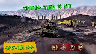 WZ-111 5A China Tier X HT | World of Tanks Replays | 9,1K Damage Farm Machine