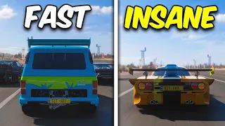 The *FASTEST* Drag Cars in Forza Horizon 5