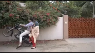 Sehar khan & Adeel chaudhry bike out of control 😱 During shot of 7thSkyEntertainment Drama