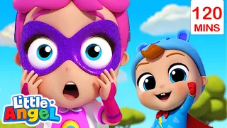 We Are Super Heroes! | Jill's Playtime | Little Angel Kids Songs & Nursery Rhymes