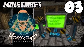 Minecraft Mods FTB Horizons Daybreaker | 03 | Digital Miner Setup! (Primus Modded Server)