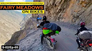 The Most Dangerous Track to FAIRY MEADOWS on Bike | Trekking to NANGA PARBAT Base Camp | S-01/Ep-05