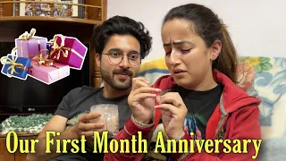 Hum Honeymoon Pe Kyun Nahi Gaye || Our First Month Anniversary || Jyotika and Rajat