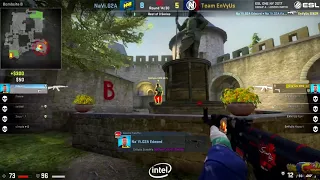 Edward 1v2 clutch Cbble Na'Vi vs EnVyUs ESL One New York 2017