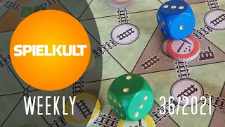 Weekly 36/2021 // Brettspiel-Reviews, Spieletreff, Preview