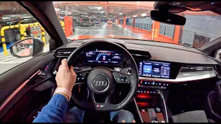 Audi A3 S3 Sportback Night [2.0 TFSI 310HP] | POV Test Drive #1019 Joe Black